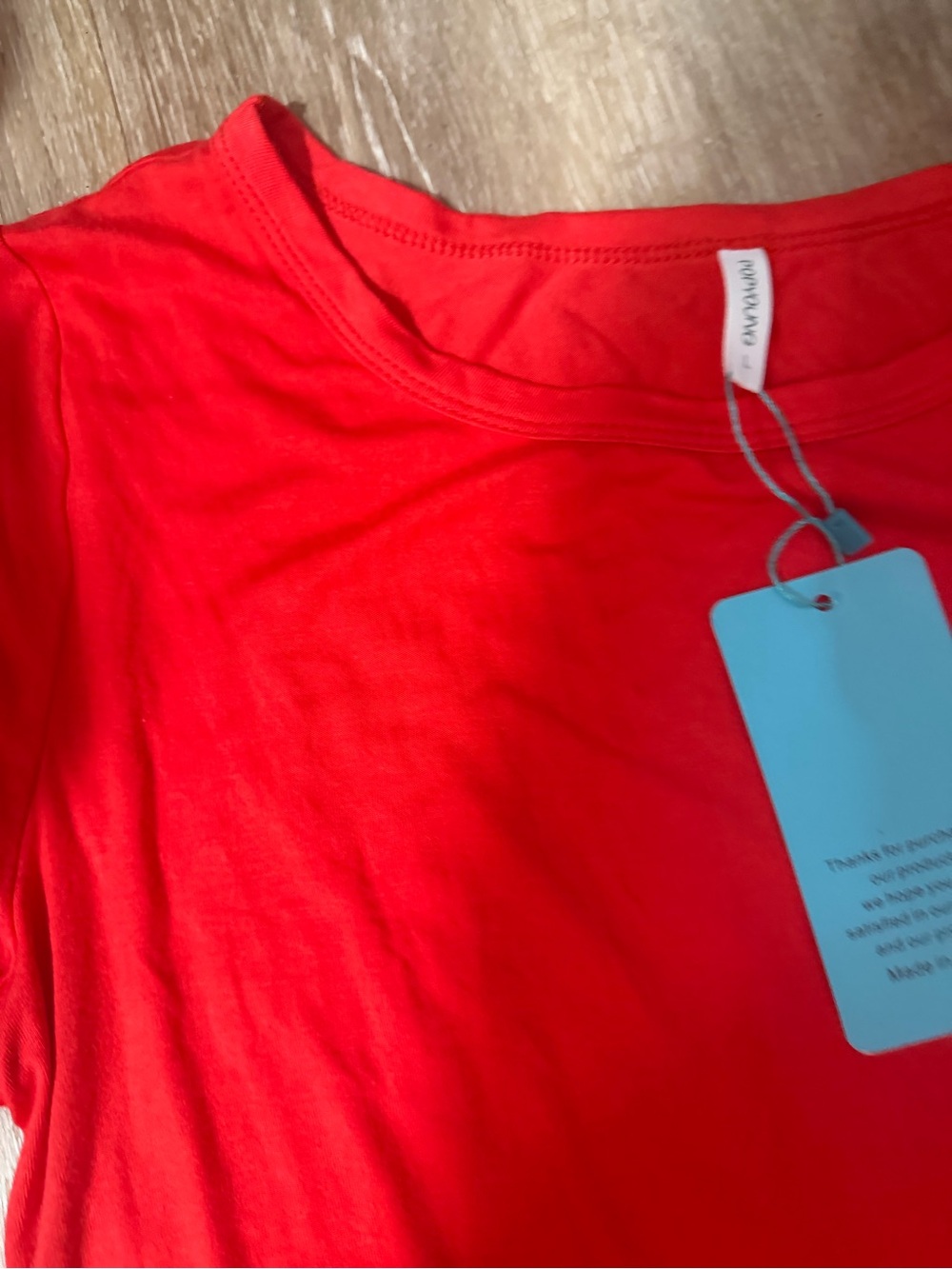 Bright Red Short Sleeve T-Shirt Dress - Picture 2 of 9